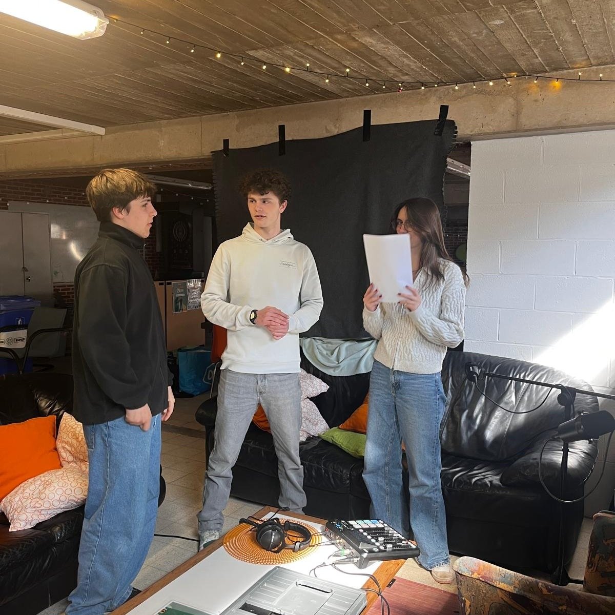 Leerlingen SFC maken eigen podcast voor Erasmus+ project